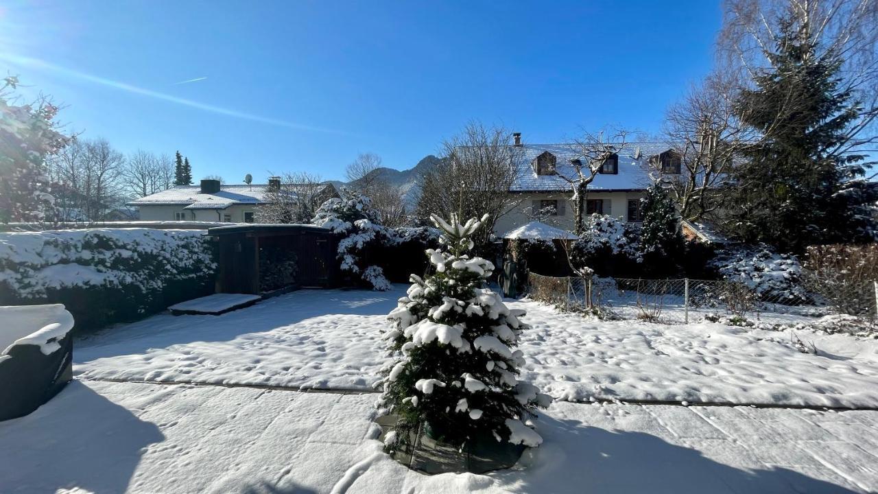 Large Holiday Apartment With Sauna, Terrace, Garden And Open Fireplace Lenggries Exterior photo